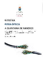 Ya se puede solicitar la instalación de fibra óptica en Quintana de Raneros