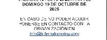 Aplazamiento I Infernal Running al 19 de octubre de 2025