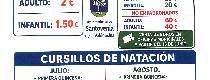 Cursillos de natación